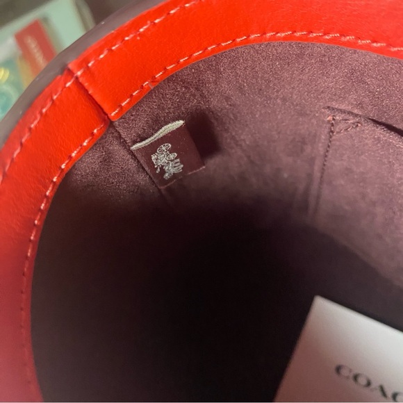 LIKE NEW COACH RED GEORGIE GEM CROSSBODY WITH SILVER HARDWARE - Picture 14 of 16